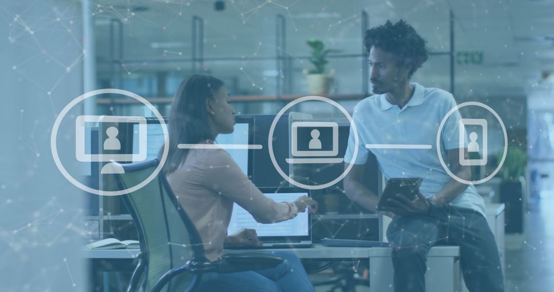 Collaboration in a Digital Workspace with Data Overlay