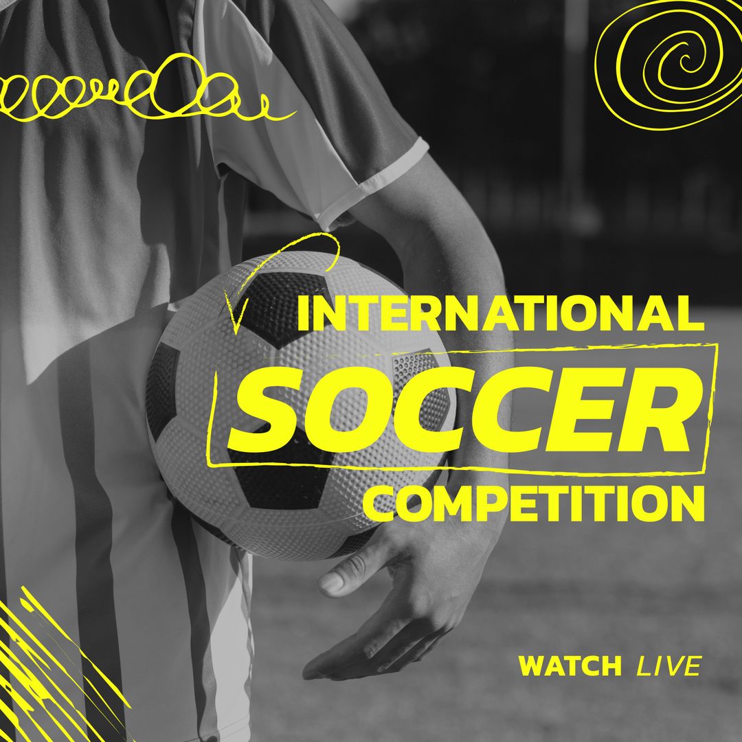 International Soccer Competition Promotion with Player