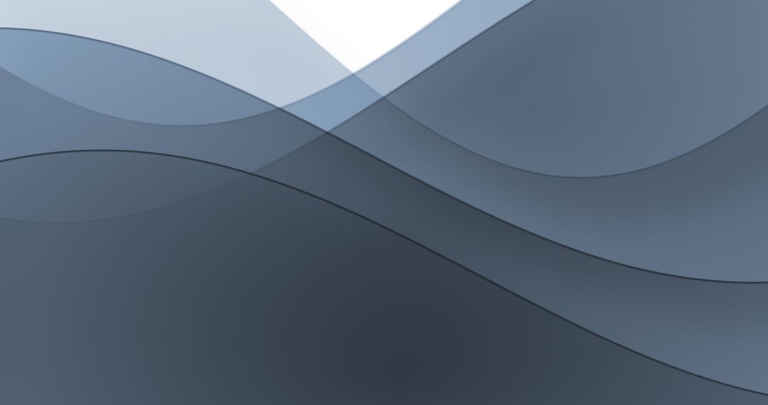 Abstract Gray Wave Layers With Curves and Copy Space