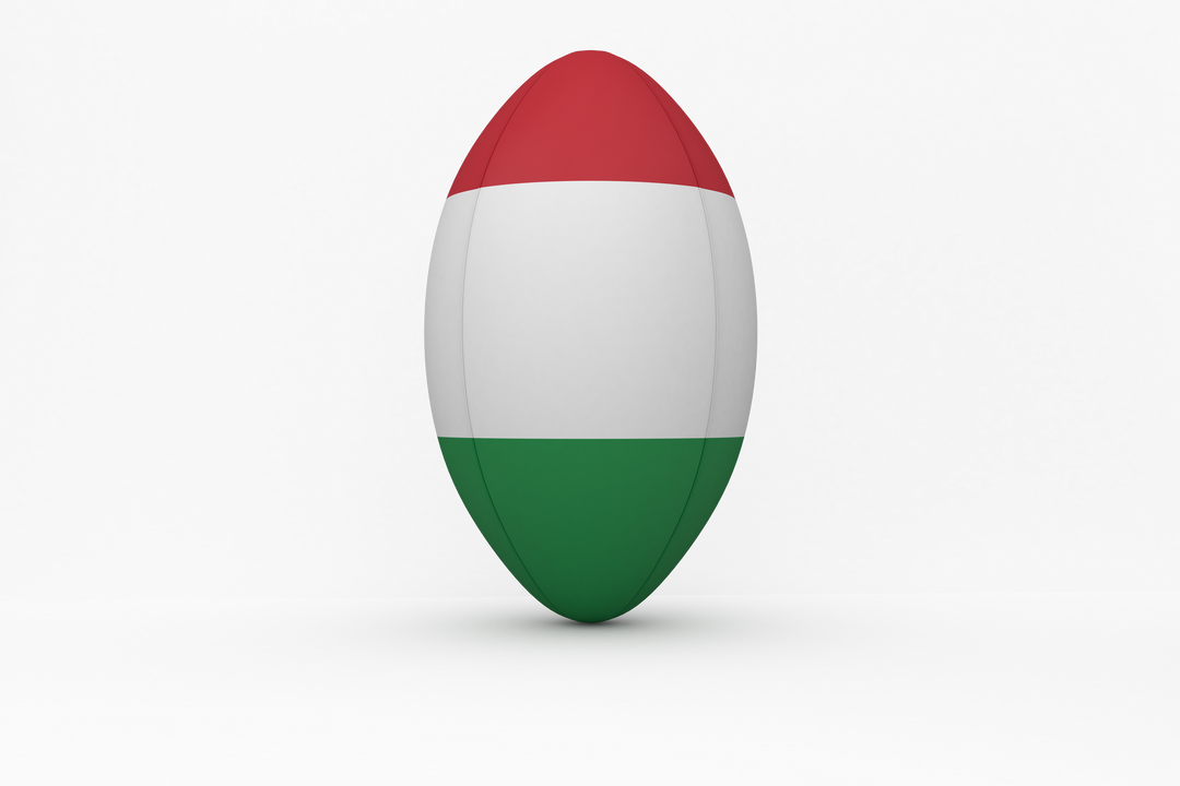 Transparent Rugby Ball with Italy Flag Design - Download Free Stock Images Pikwizard.com