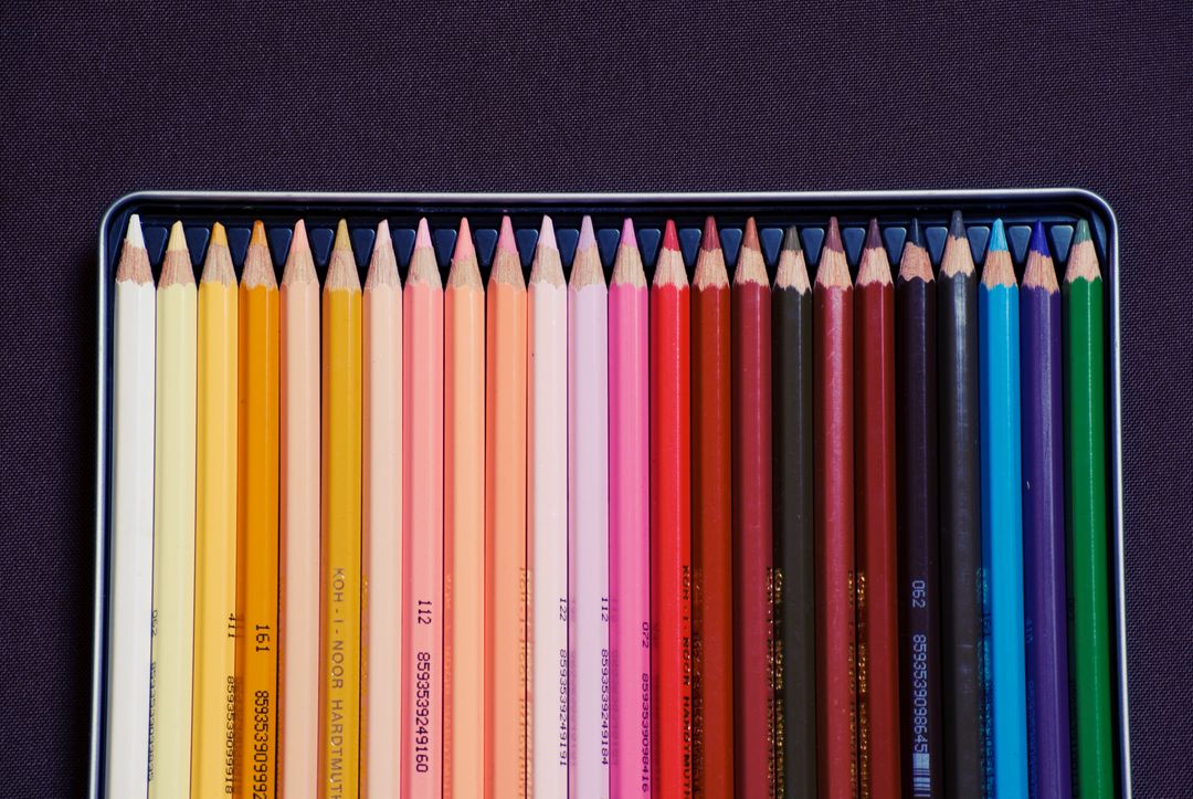 Colored pencils - Free Images, Stock Photos and Pictures on Pikwizard.com