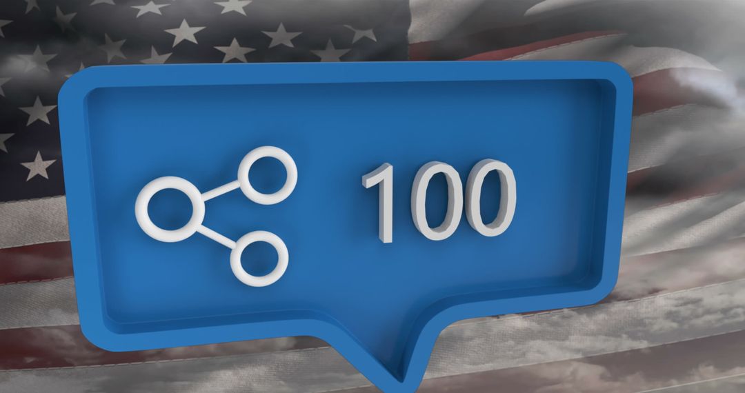 Social Media Networking and Sharing Milestone Concept