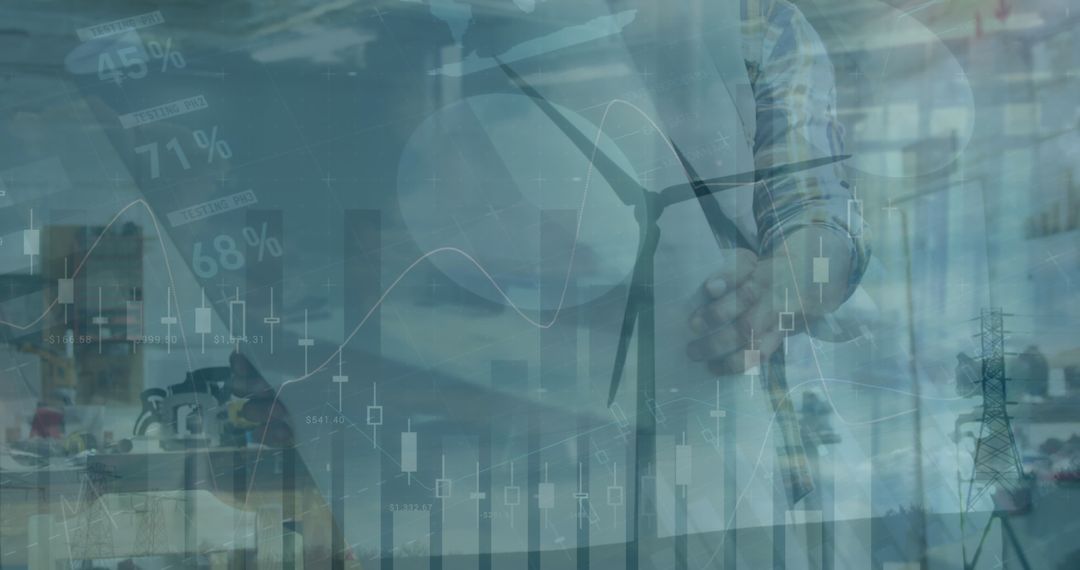 Renewable Energy Investment: Engineer Analyzing Financial Data