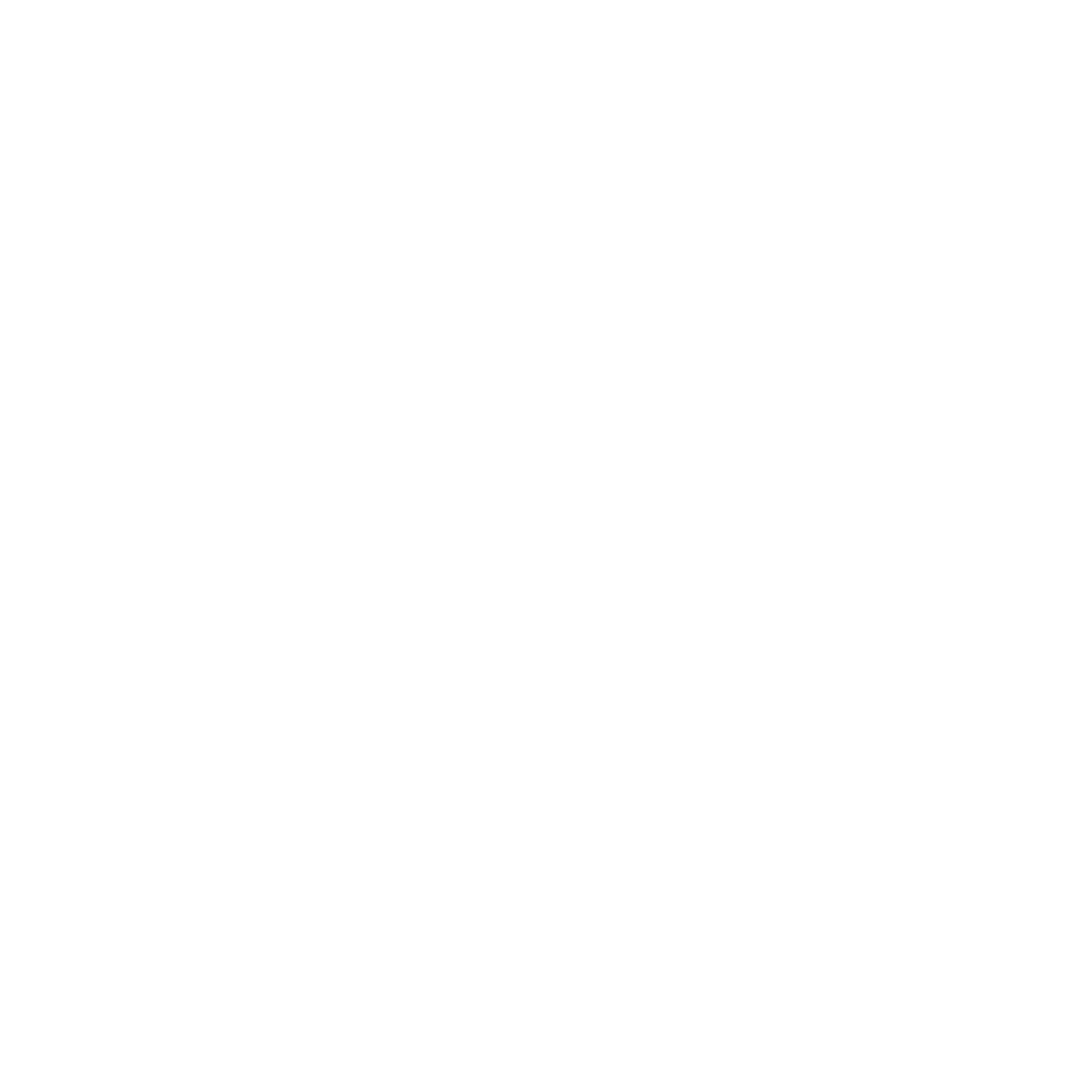 Stylish White Geometric Shapes on Transparent Background