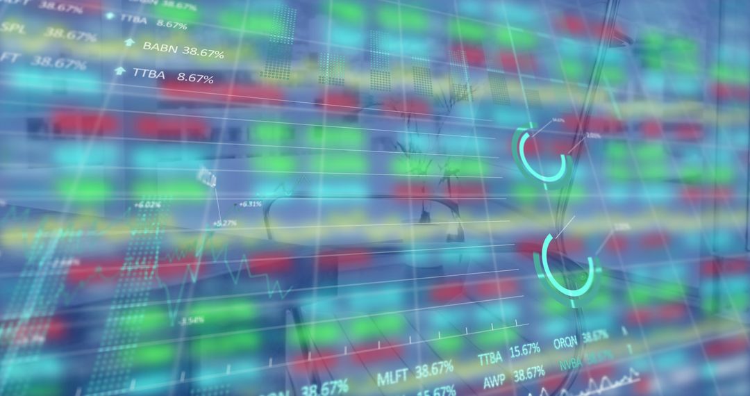 Digital Stock Market Data Analysis on Office Workspace