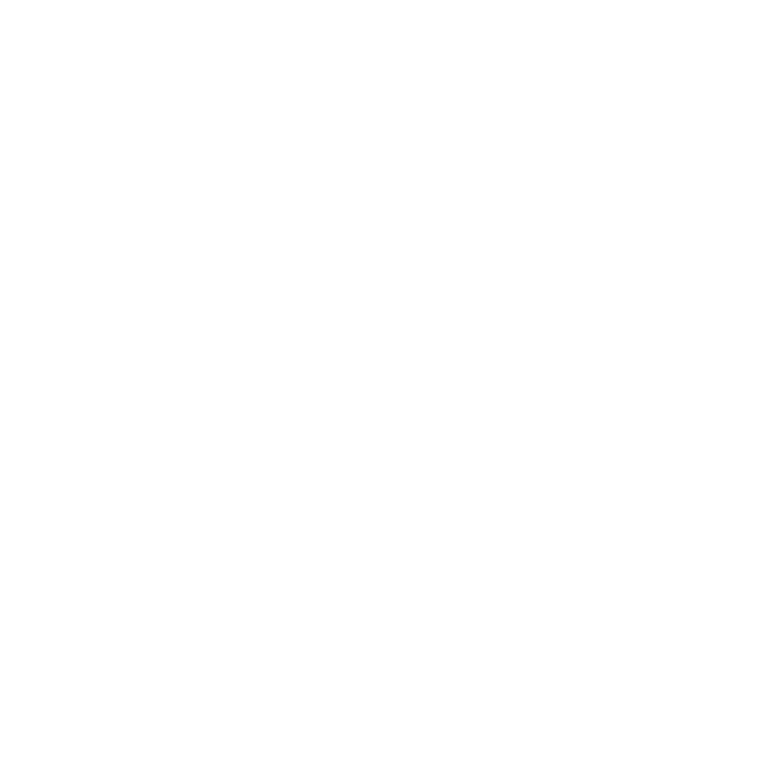 Transparent Delta Symbol Icon with Bold White Outline