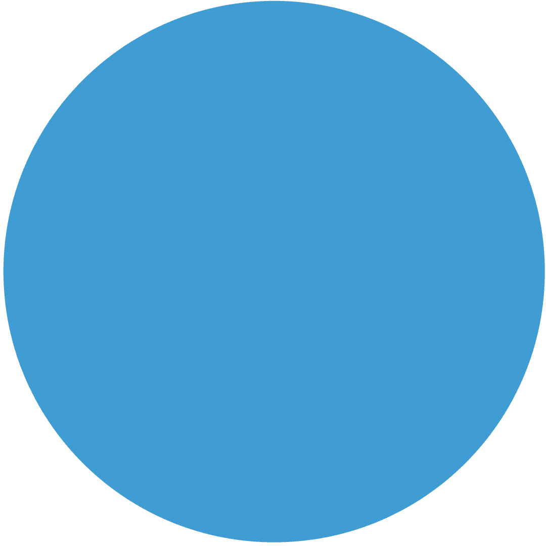 Transparent Blue Abstract Circle on Clear Background