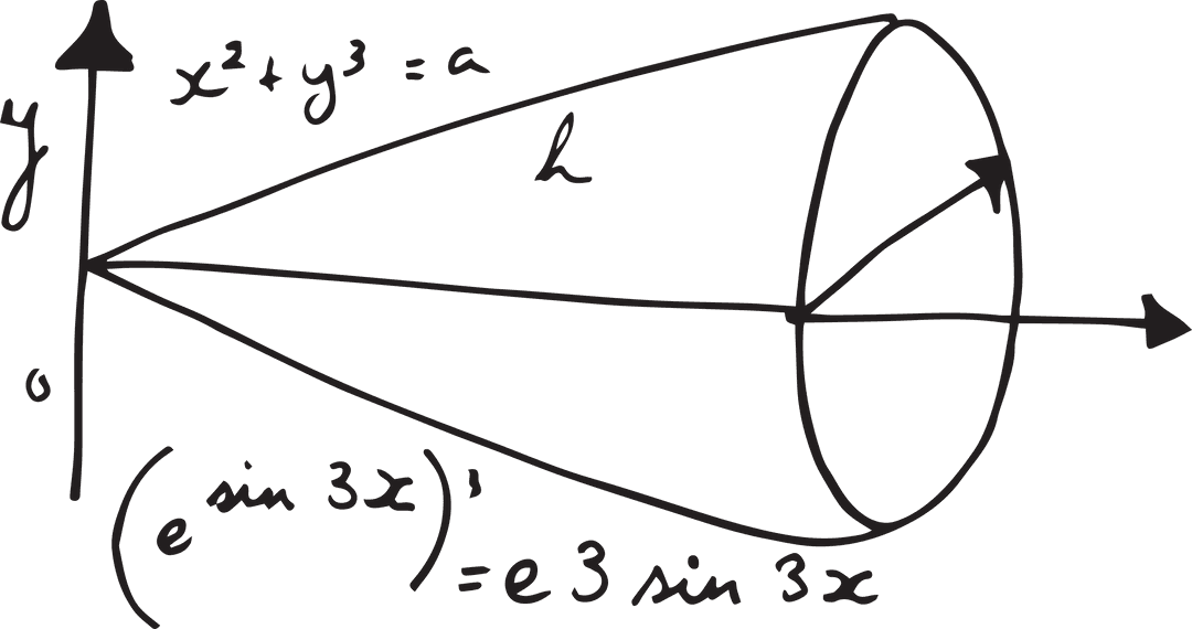 Abstract Transparent Mathematical Graph with Cylinder and Axis - Download Free Stock Images Pikwizard.com