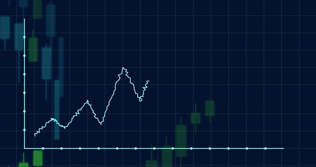 Digital Graph Displaying Financial Data Analysis