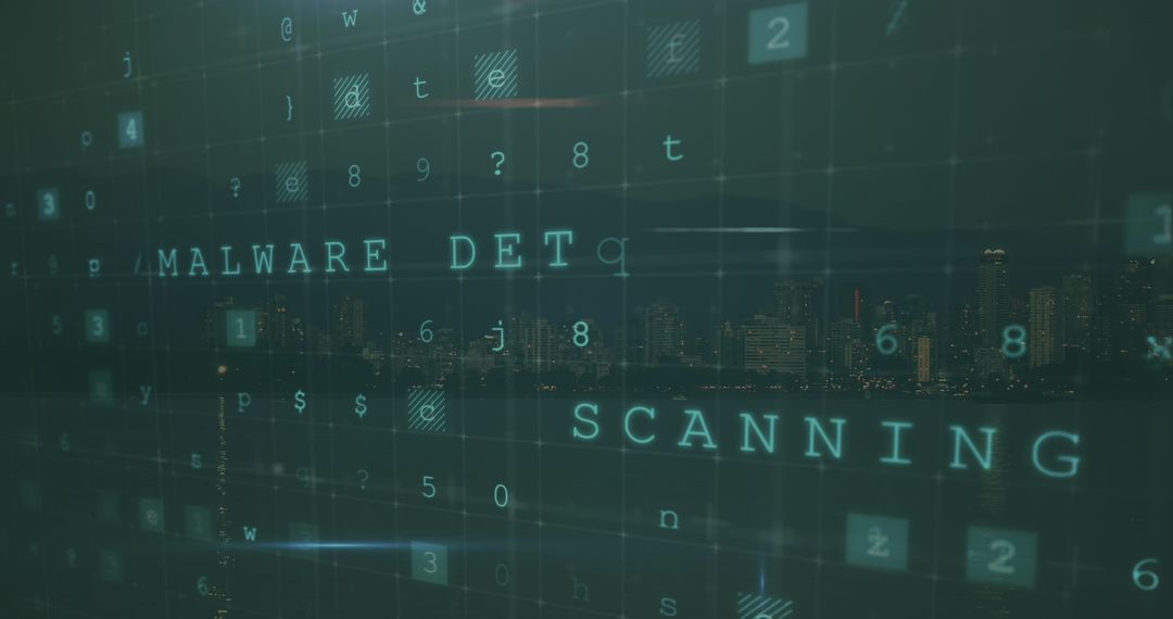 Digital security malware scanning interface
