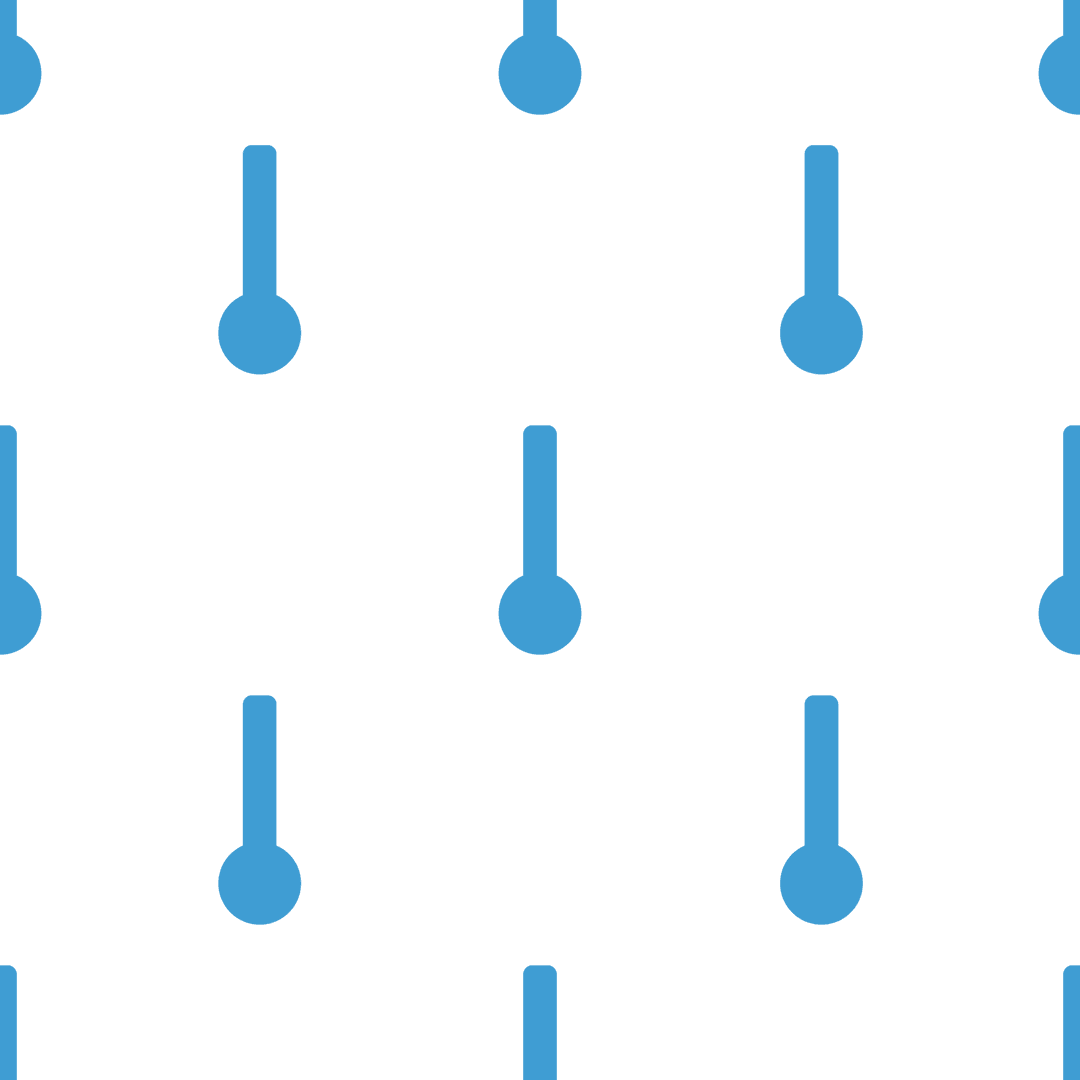 Blue Minimalist Shapes on Transparent Background