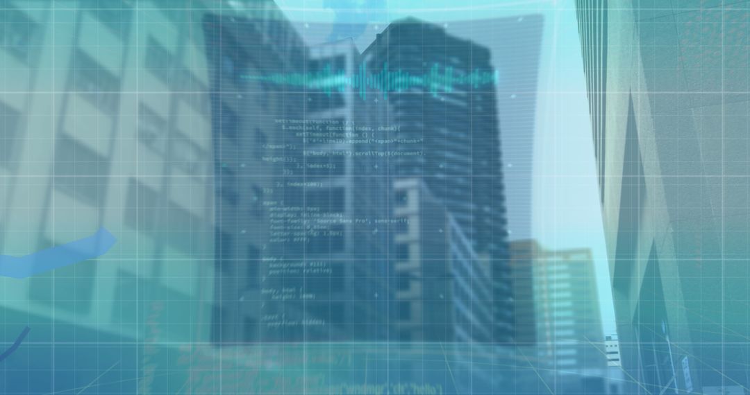 6G Technology over Modern Cityscape with Digital Interface