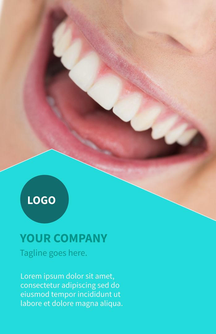 Bright Smile Promotion for Dental Services showing Healthy Teeth - Download Free Stock Templates Pikwizard.com