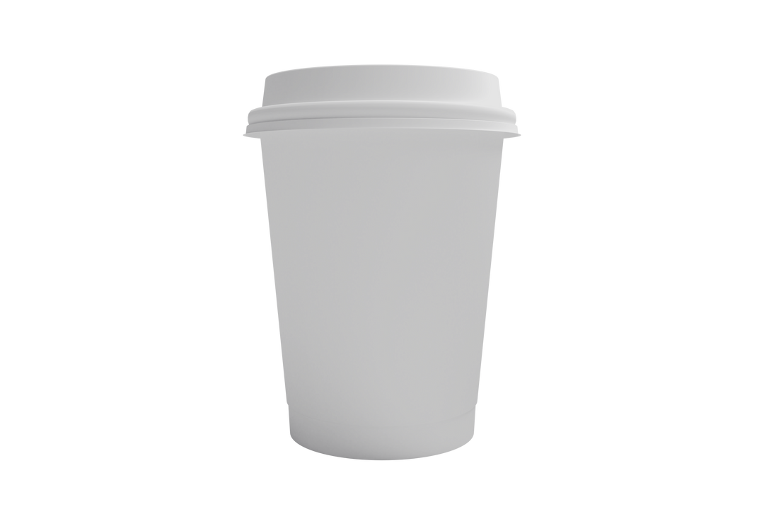 White Takeaway Cup on Transparent Background - Download Free Stock Images Pikwizard.com