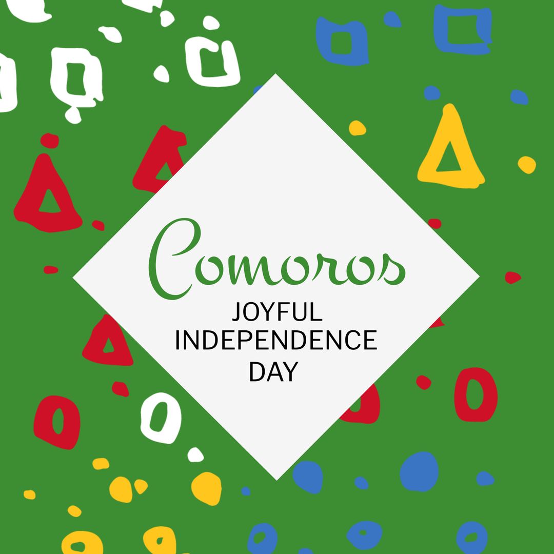 Comoros Independence Day Holiday Celebration Concept