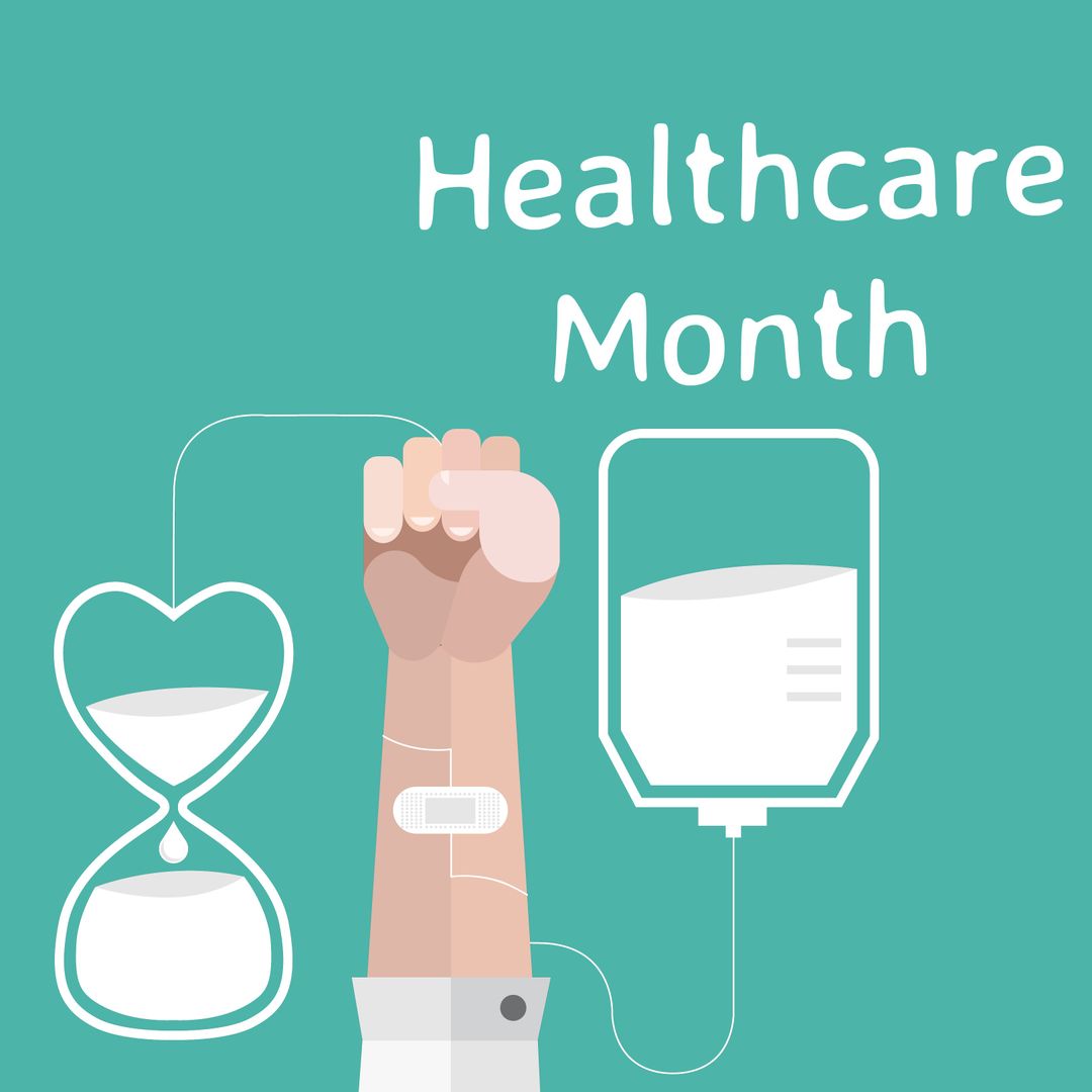 Healthcare Month Awareness with Medical Icons Illustration - Download Free Stock Templates Pikwizard.com