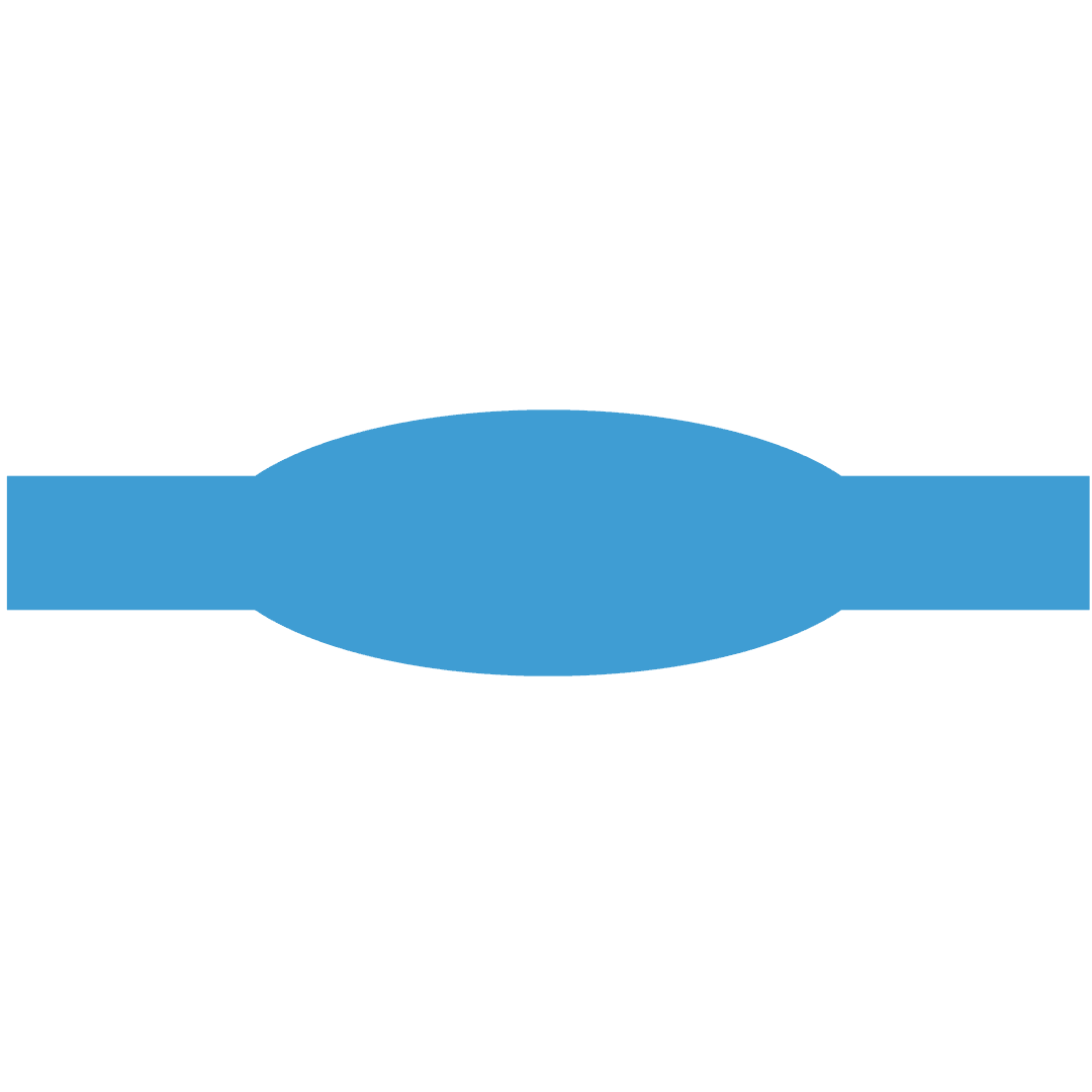 Blue Badge With Empty Transparent Center Vector Design Icon