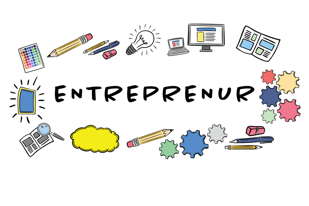 Digital Tools for Entrepreneurs On Transparent Background for Dynamic Design - Download Free Stock Images Pikwizard.com