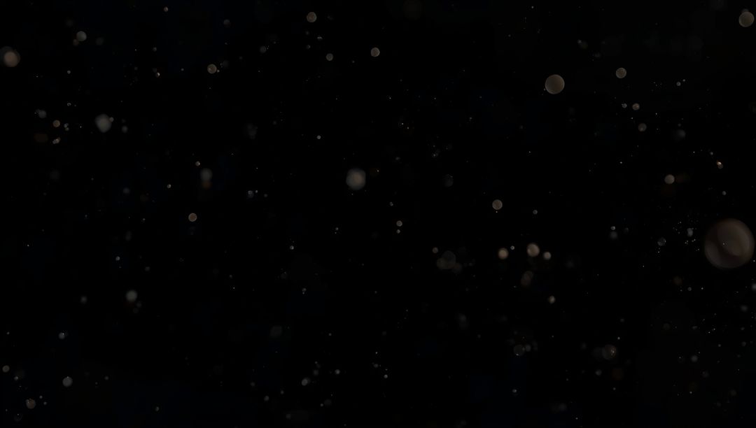 Glittering Particles in Dark Abstract Cosmic Scene