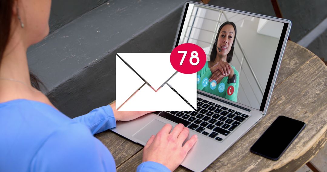 Digital Connectivity and Communication Concept Image