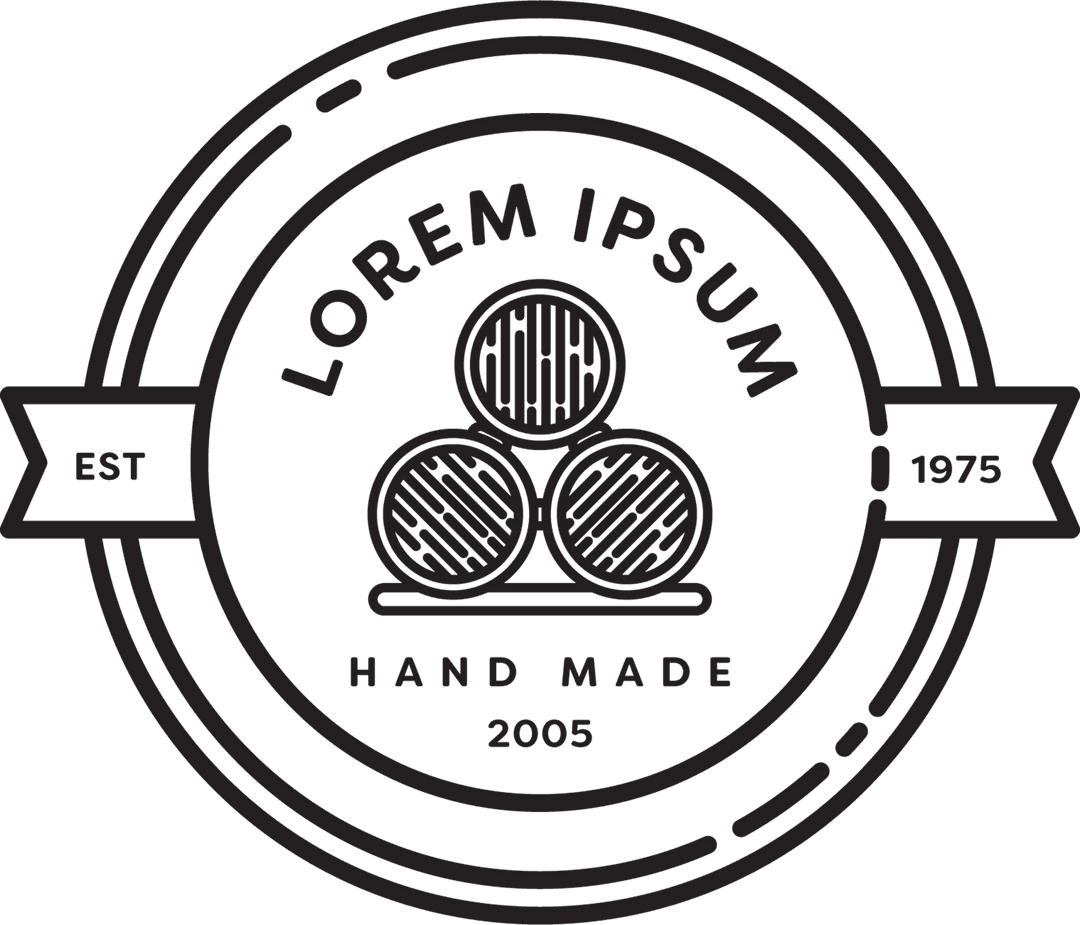 Transparent Circle Badge Design with Lorem Ipsum Text - Download Free Stock Images Pikwizard.com