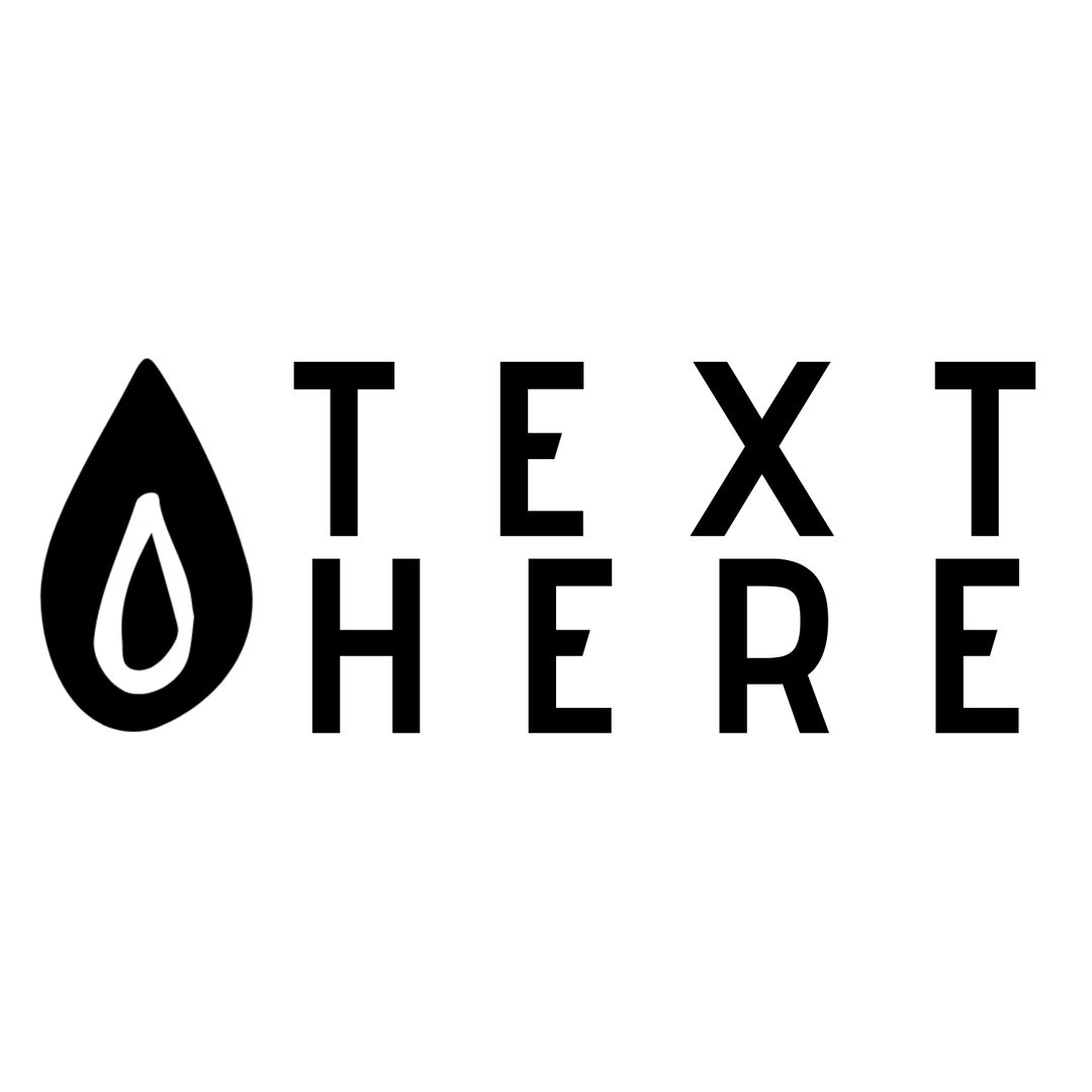 Eco-Friendly Water Drop Logo for Environmental Campaigns