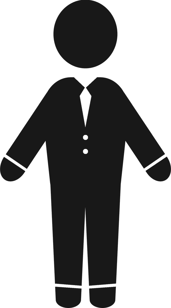 Businessman Icon Illustration Transparent Background