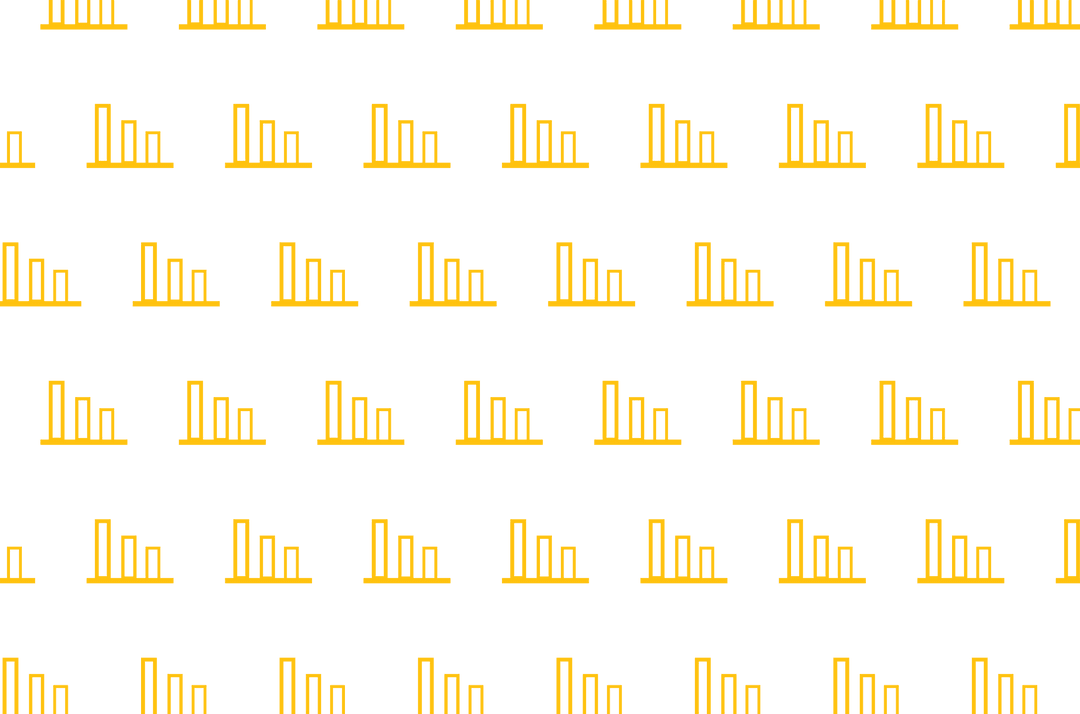 Yellow Diagrams Pattern on Transparent Background