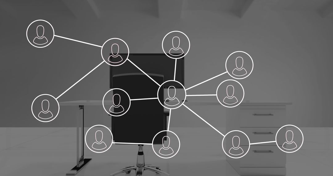 Digital Network Interface Over Office Workspace