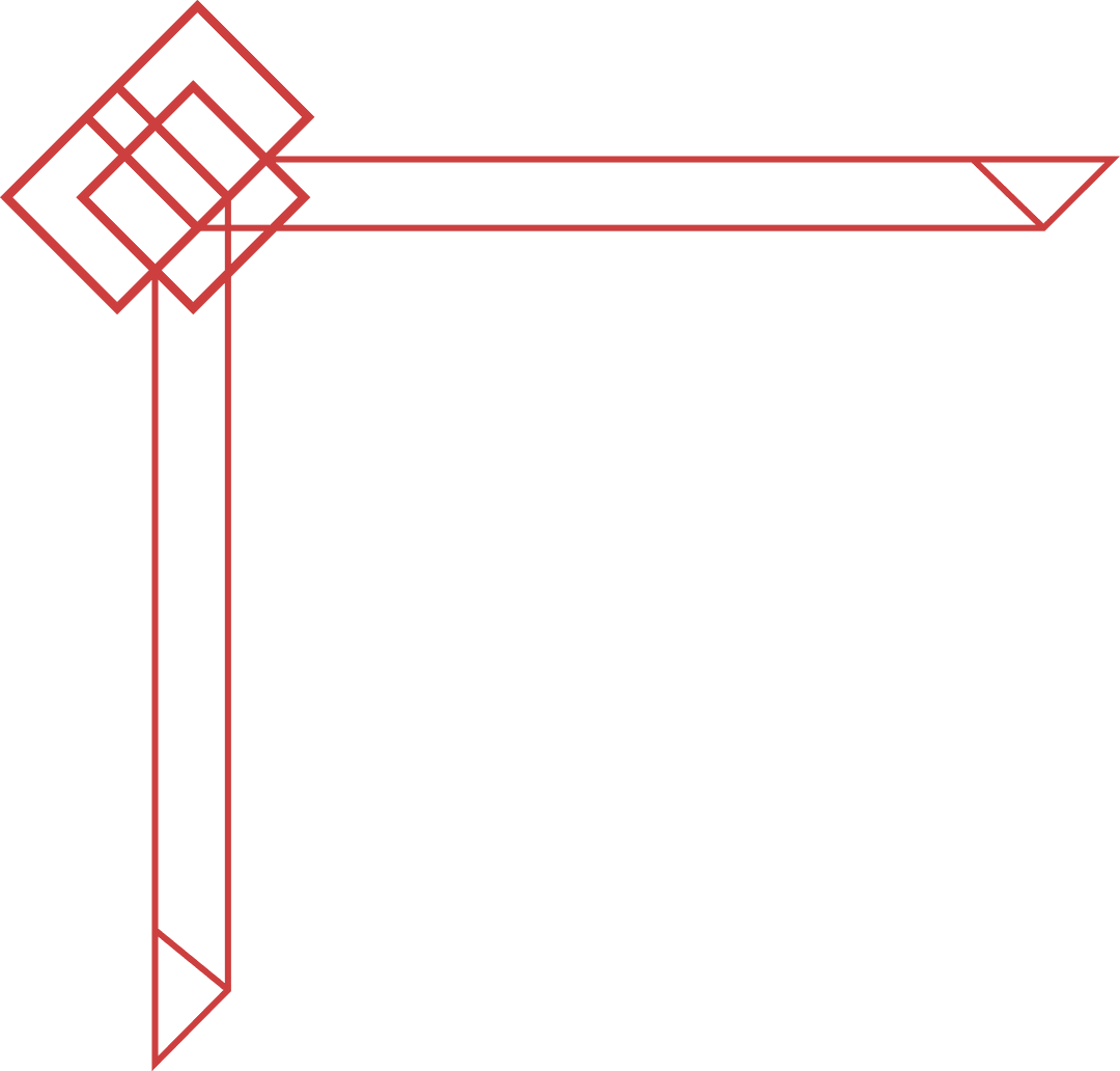 Red Abstract Line Art on Transparent Background for Creative Projects