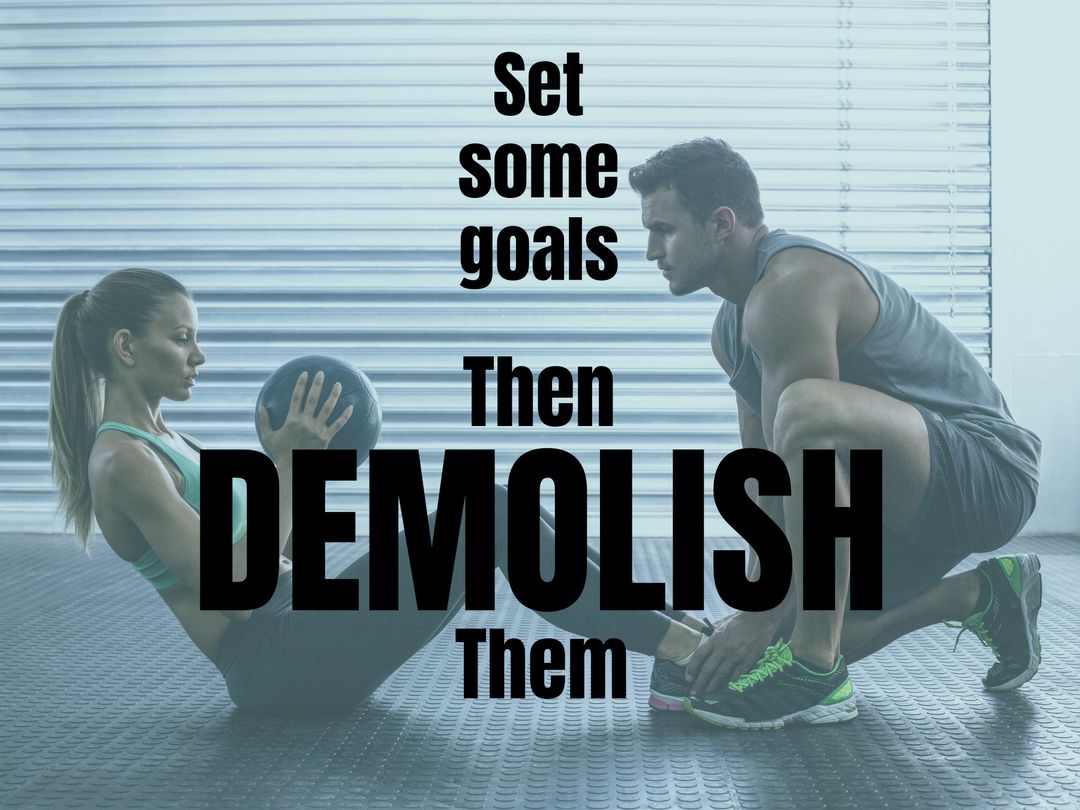 Motivational Fitness Session Showing Determination