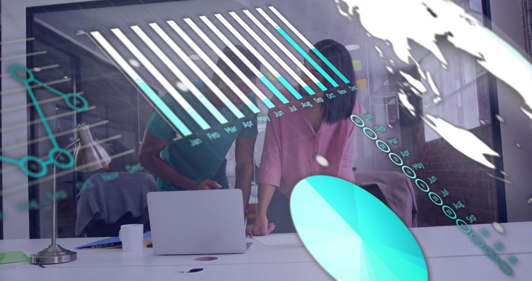 Digital Interface Showcasing Data Insights Driven Teamwork