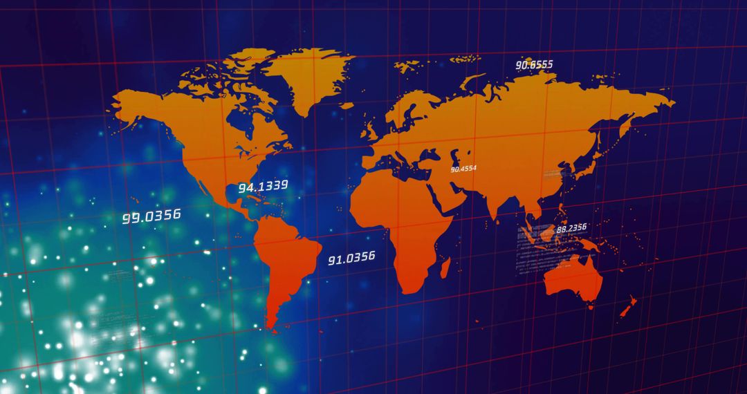 Innovative Earth Mapping with Digital Analytics Display