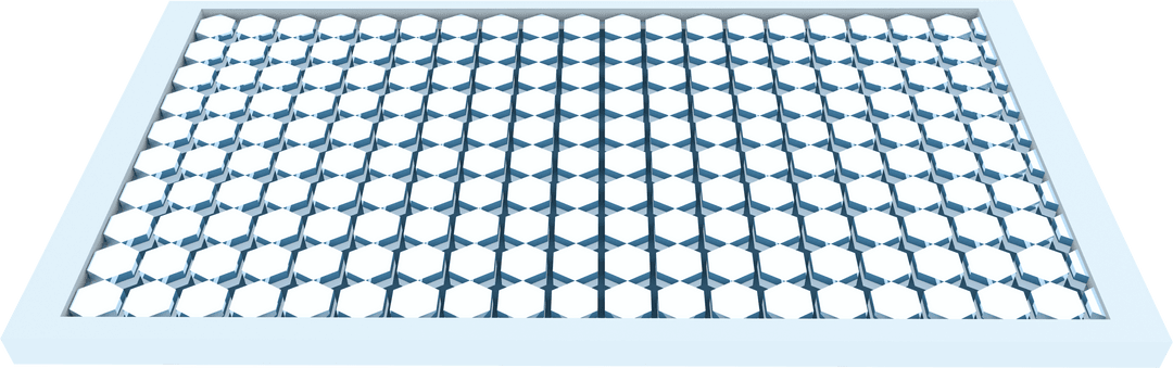 Transparent Hexagon-Shaped Solar Equipment for Clean Energy