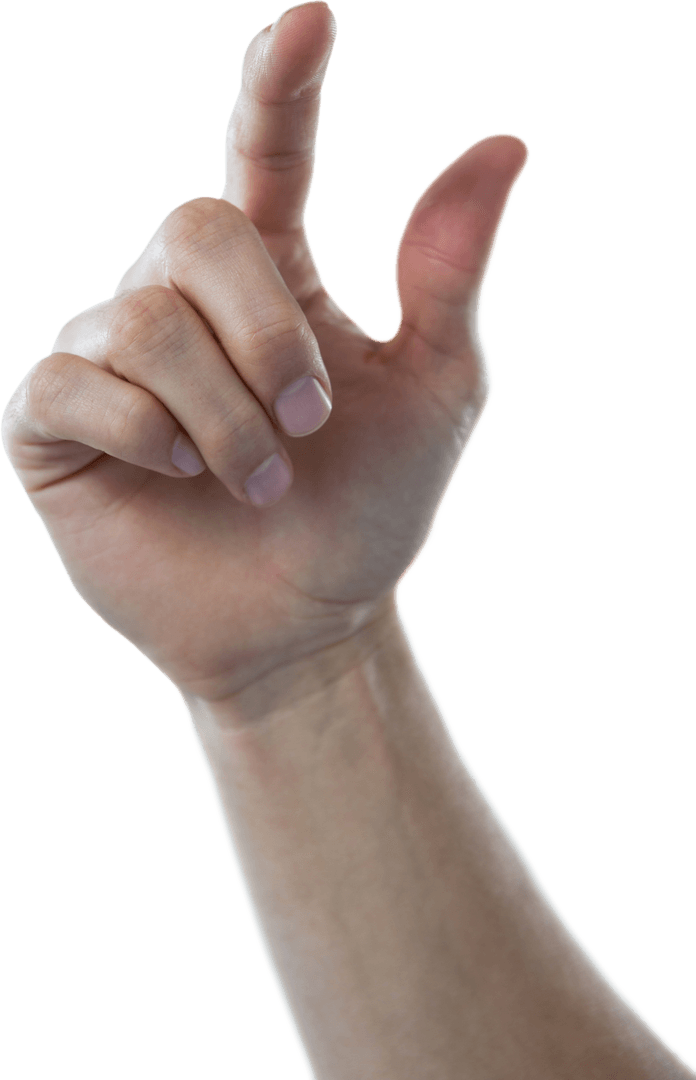 Transparent Hand Gesturing Interactive Technology Touch