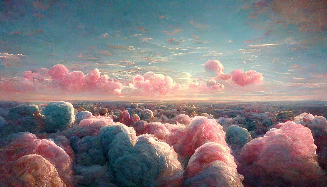 Dreamy Cotton Candy Clouds at Sunset - Free Images, Stock Photos and Pictures on Pikwizard.com