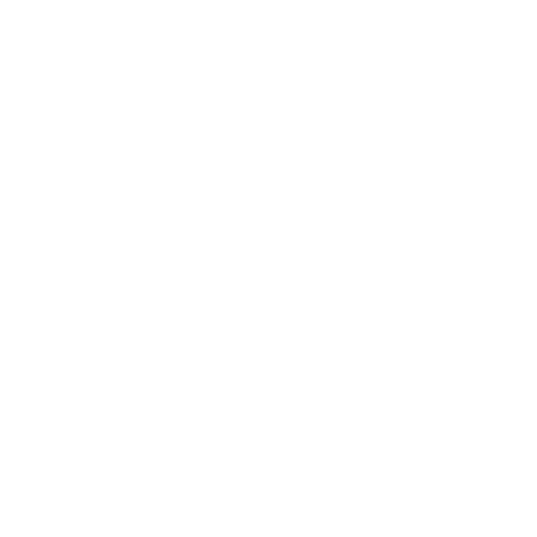 Blank White Banner Ribbon on Transparent Background