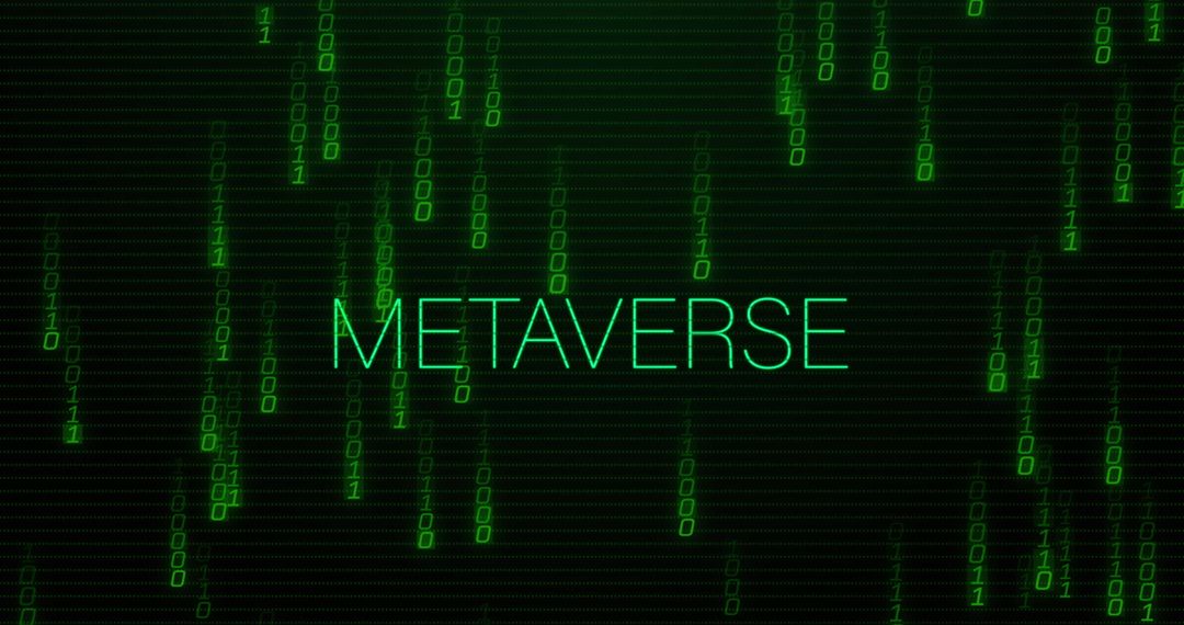 Digital Metaverse with Binary Code Background - Free Images, Stock Photos and Pictures on Pikwizard.com