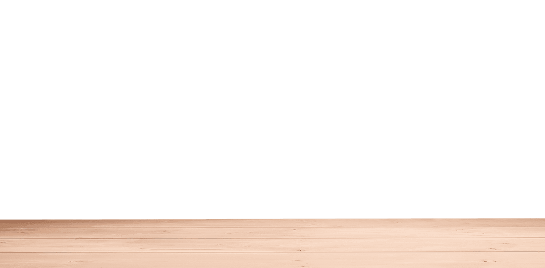 Translucent Beige Wooden Plank Surface on Transparent Background