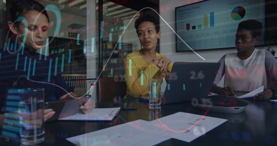 Diverse Team Collaborates on Financial Strategy