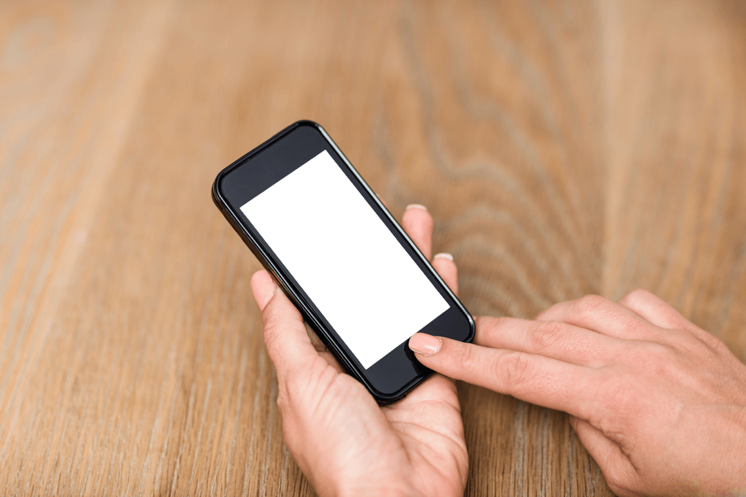 Transparent Smartphone Interaction on Wooden Table