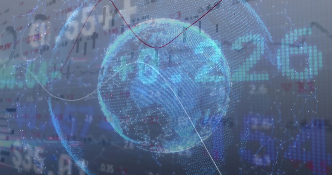 Global Financial Data Network with Technological Connections