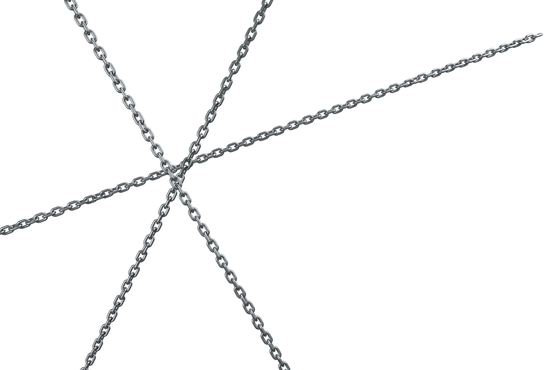 Cross Shape Made of Intersecting Transparent Silver Chains on Black Background - Download Free Stock Images Pikwizard.com