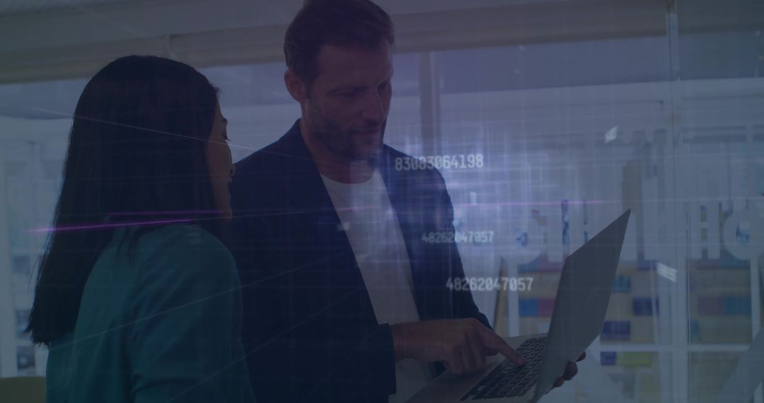 Collaboration and Innovation in Modern Workplace with Data Overlay