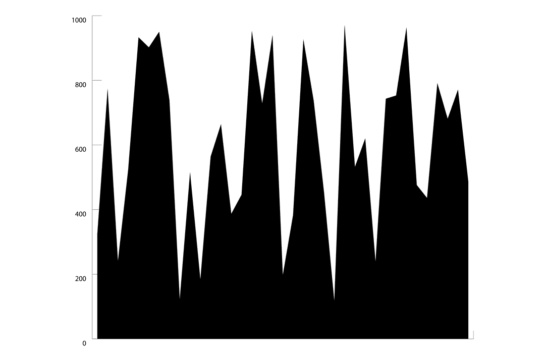 Transparent Financial Graph Illustrated Digital Interface