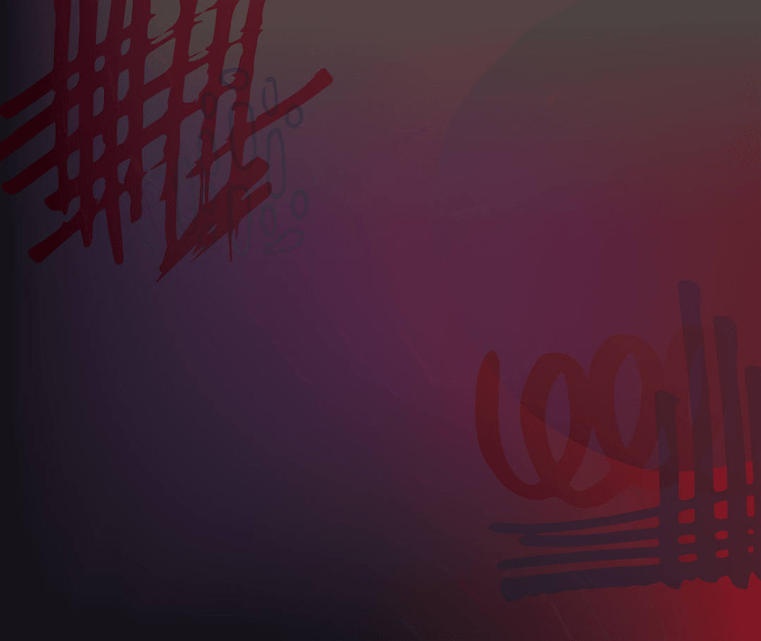 Vibrant Abstract Illustration with Dynamic Shapes on Transparent Background