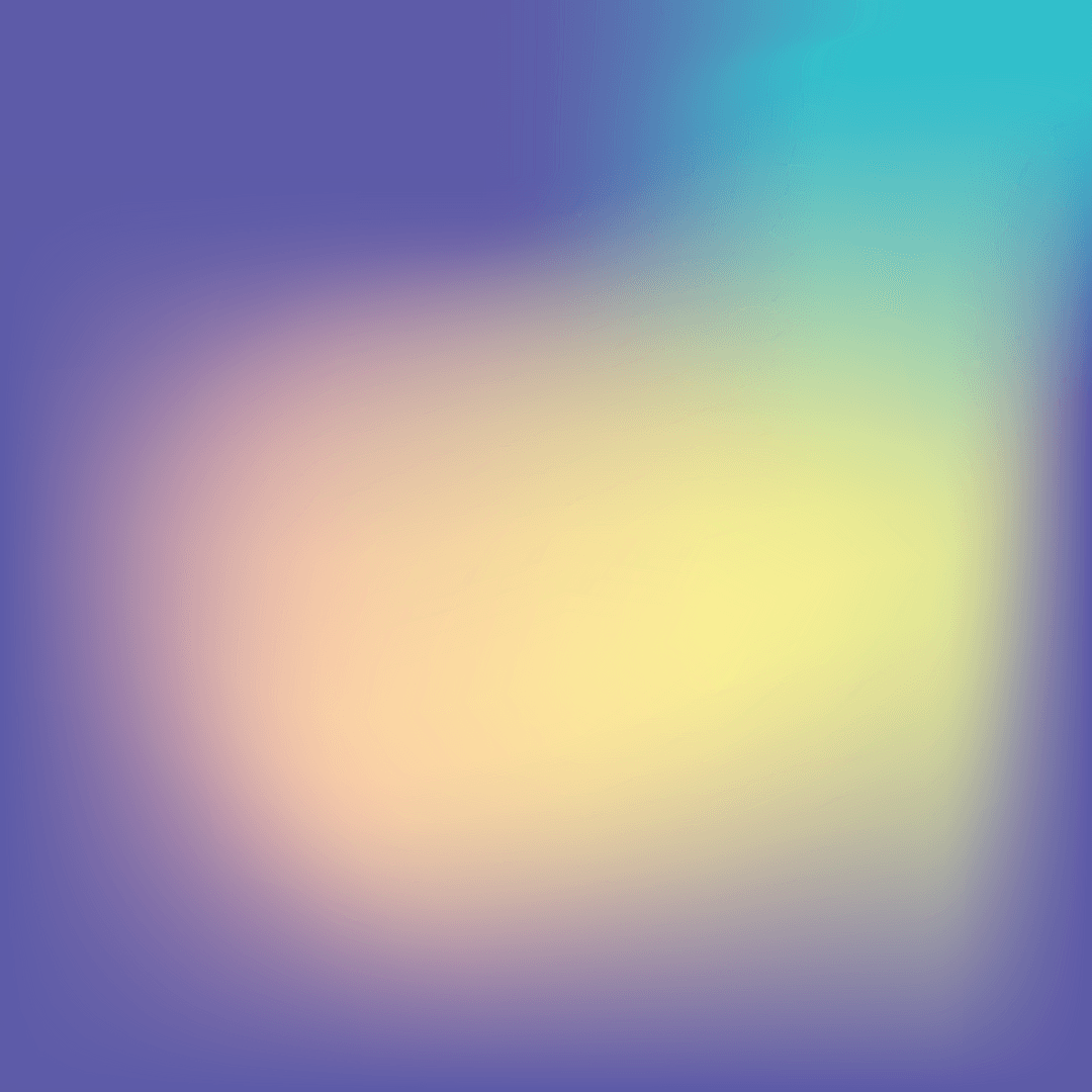 Colorful Gradient Abstract Art on Transparent Background