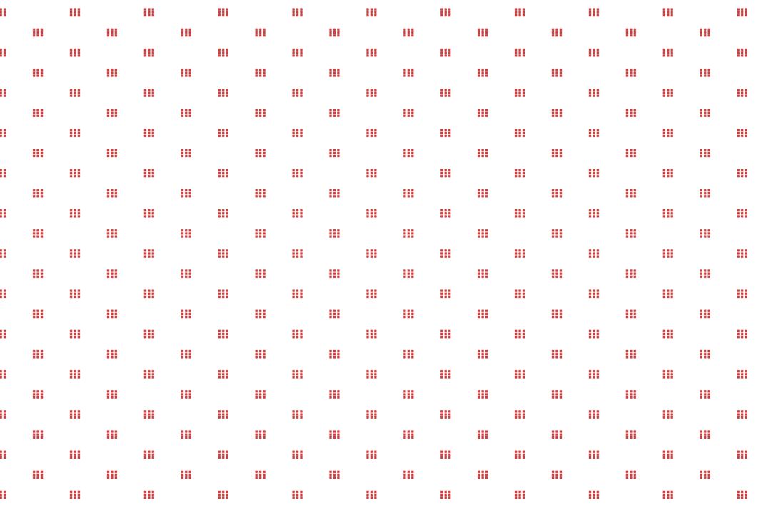 Red Geometric Dot Pattern on Transparent Background for Design Use