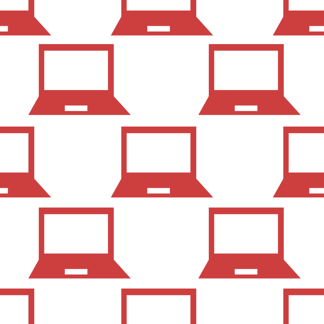 Red Laptop Pattern PNG on Transparent Background for Digital Projects - Download Free Stock Images Pikwizard.com