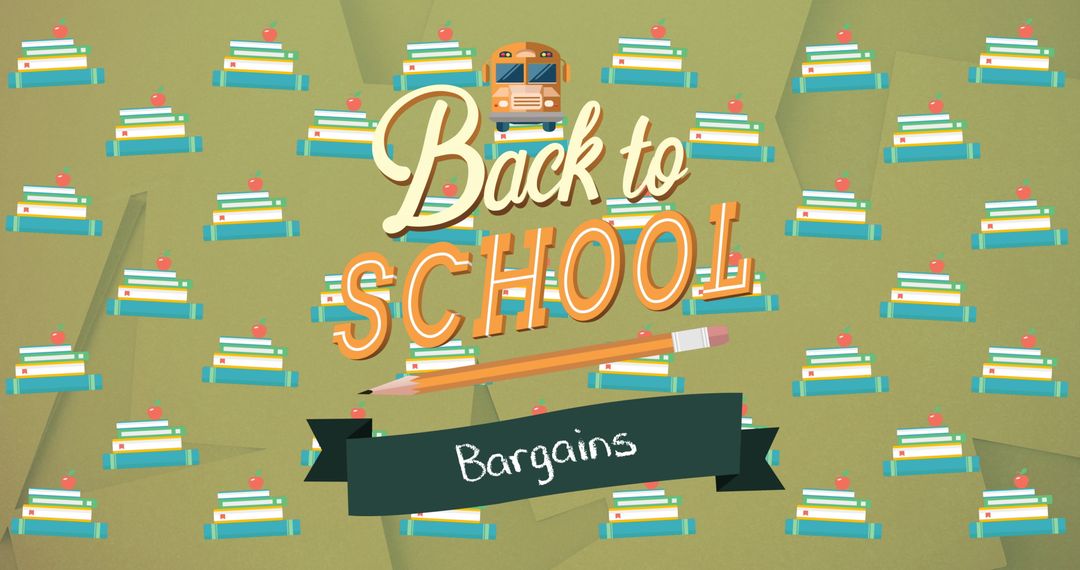 Back to School Typography with Education Icons